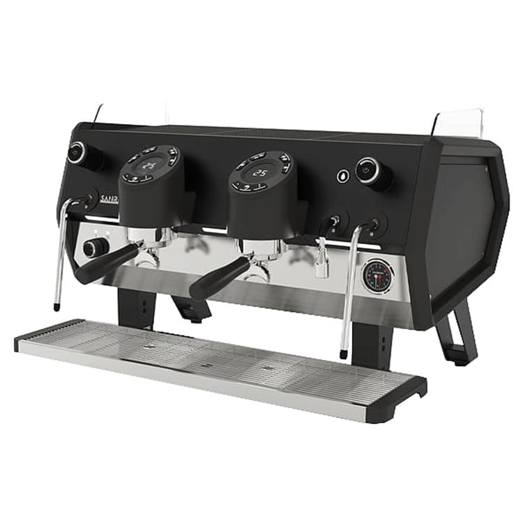 Кофемашина Sanremo D8 2GR подсветка групп, Cold Touch, черная