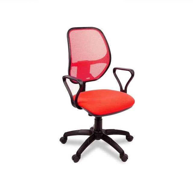 Кресло компьютерное Мирэй Марс new gtpp (Самба) комфорт (красный), ткань цветная серия В