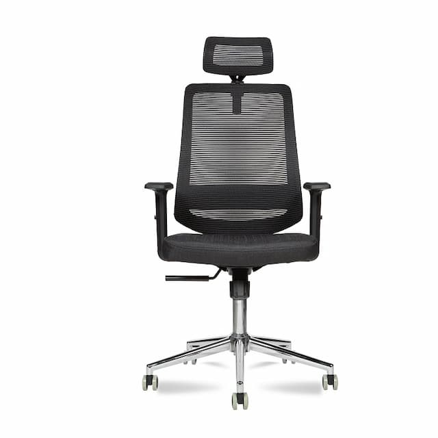 Кресло офисное Мирэй МГ-27 хром паук/подголовник