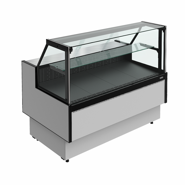 Витрина холодильная Carboma Palm 3 GC95 VV 1,25-1 без боковин (версия 2.0) 9006-9005