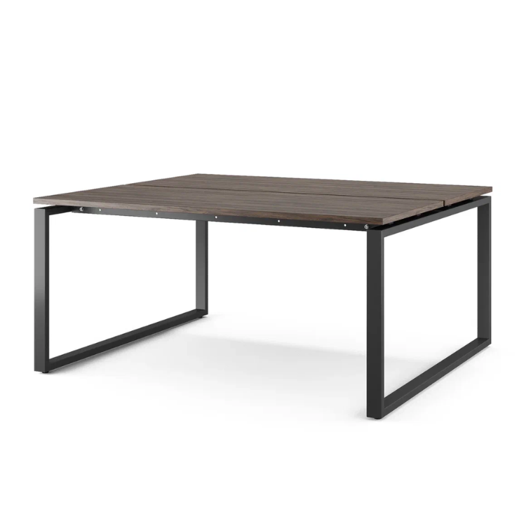 Стол офисный Kobor O1/2-80/140 black/charlston
