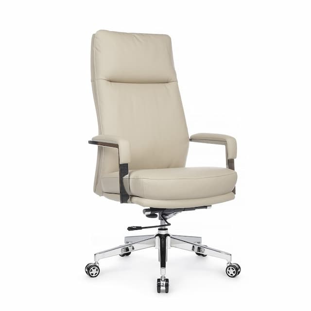 Кресло офисное Riva Chair Leon (A916-1) кремовый