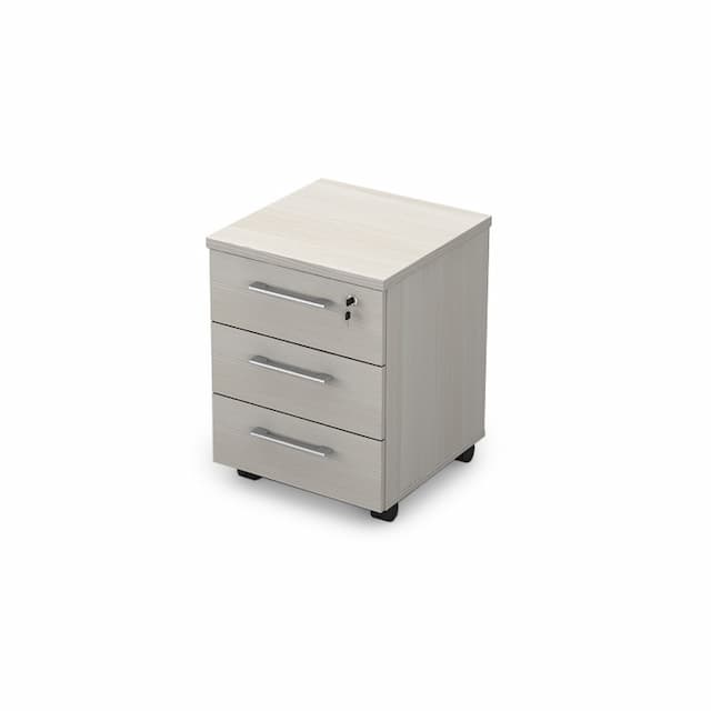 Тумба подкатная АЛСАВ Gloss line 9НТ.004 Ivory/металл глянец