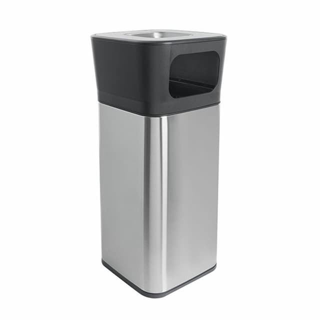 Урна уличная квадратная, пепельница Foodatlas JAH-3223, 30л