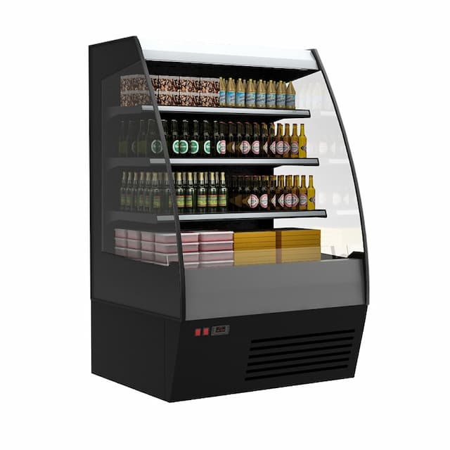 Холодильная пристенная витрина Полюс TOKYO F 16-08 VM 1,0-2 0020 (Carboma 1600/875 ВХСп-1,0 стеклопакет)