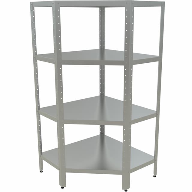 Стеллаж кухонный угловой КОБОР СКУ-5/6-100/90