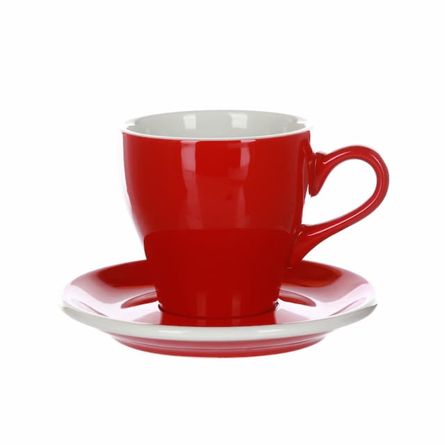 Кофейная пара Loveramics Tulip 280ml, красный (red Bre)